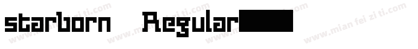 starborn Regular字体转换